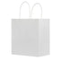 White Kraft - Paper Restaurant / Take Out Bag - 10 x 5 x 10"