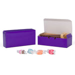 Purple - Folding Candy Box - (1 lb) 7 x 3-3/8 x 2"