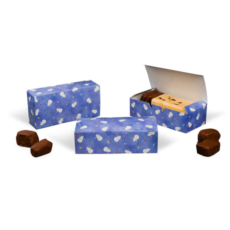 Snowman Avalanche - Folding Candy Box - (1 lb) 7 x 3-3/8 x 2"