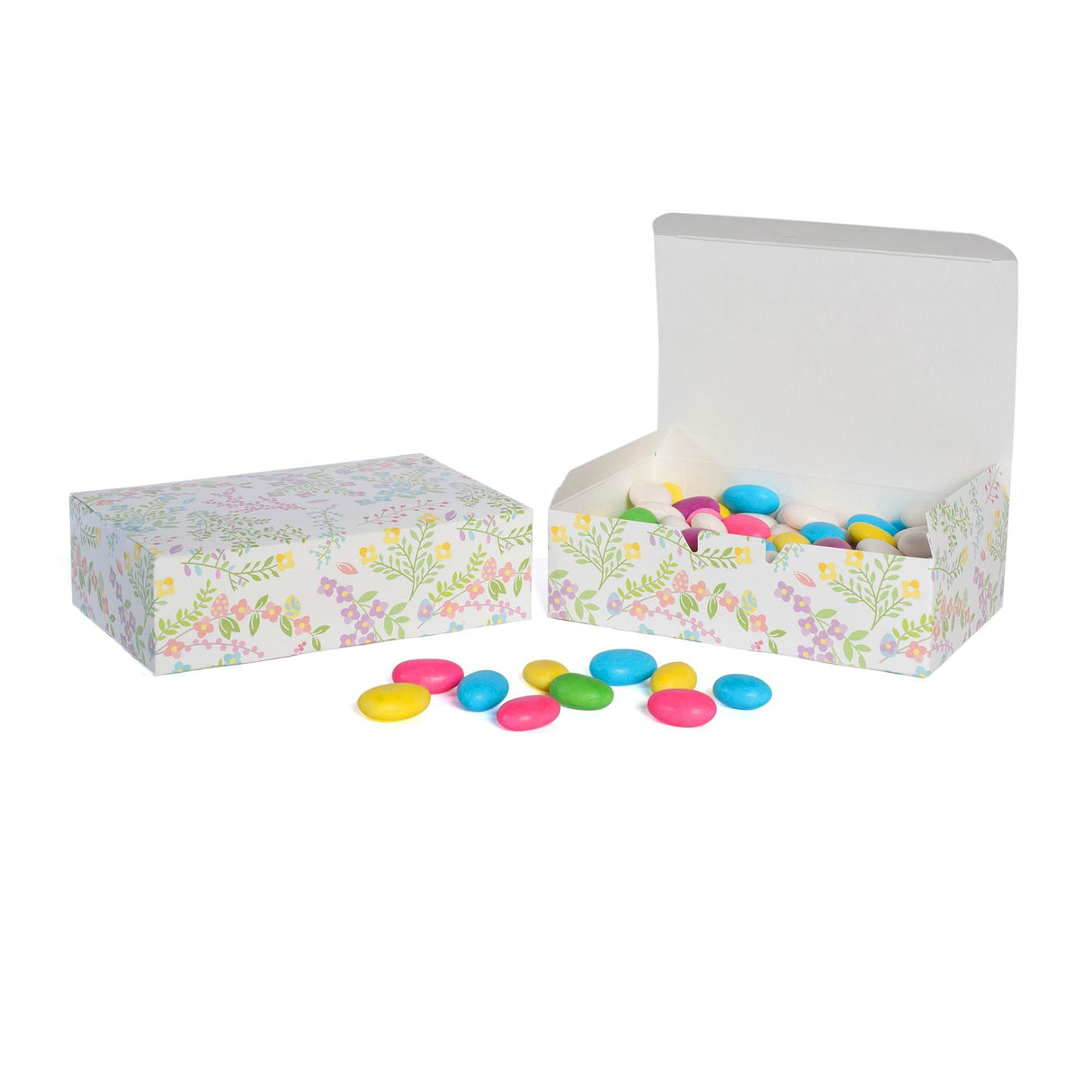 Garden - Folding Candy Box - (1-1/2 lb) 7 x 4-1/2 x 2"