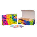 Tie Dye - Folding Candy Box - (1-1/2 lb) 7 x 4-1/2 x 2"
