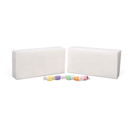 White - Folding Candy Box - (3 lb) 10 x 5 x 2-7/16"