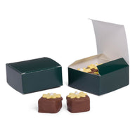 Green - Maxi Truffle Candy Box - 2-1/2 x 2-1/2 x 1-1/8"