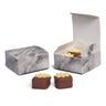 Gray Marble - Maxi Truffle Candy Box - 2-1/2 x 2-1/2 x 1-1/8"