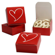 Red Heart - Maxi Truffle Candy Box - 2-1/2 x 2-1/2 x 1-1/8"
