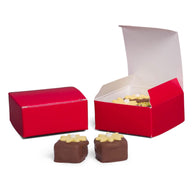 Red - Maxi Truffle Candy Box - 2-1/2 x 2-1/2 x 1-1/8"