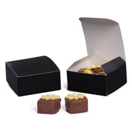 Black - Maxi Truffle Candy Box - 2-1/2 x 2-1/2 x 1-1/8"