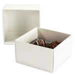 White - Candy Box Base - (3 oz x 2 Layers) 3-1/2 x 3-1/2 x 2-1/8"