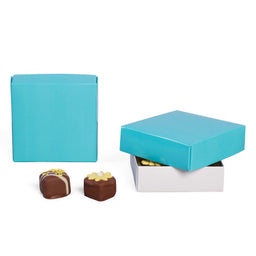 Lagoon - Candy Box Lid - (3 oz x 2 Layers) 3-11/16 x 3-11/16 x 1-1/8"