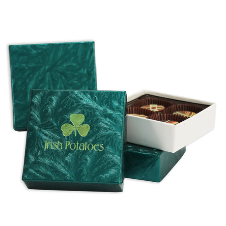 Forest Green Embossed - Set Up Candy Box - (3 oz) 3-1/2 x 3-1/2 x 1-1/8"