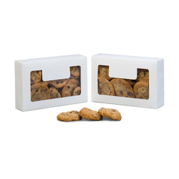 White Window - Cookie Box - 8-1/2 x 5-3/8 x 2"