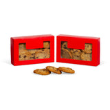 Red Window - Cookie Box - 8-1/2 x 5-3/8 x 2"