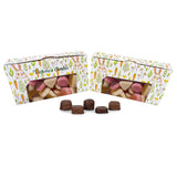 Bunnies & Carrots - with Window - Folding Candy Box - (1/2 lb) 6 x 3-1/4 x 1-1/8"