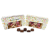 Bunnies & Carrots - with Window - Folding Candy Box - (1/2 lb) 6 x 3-1/4 x 1-1/8"