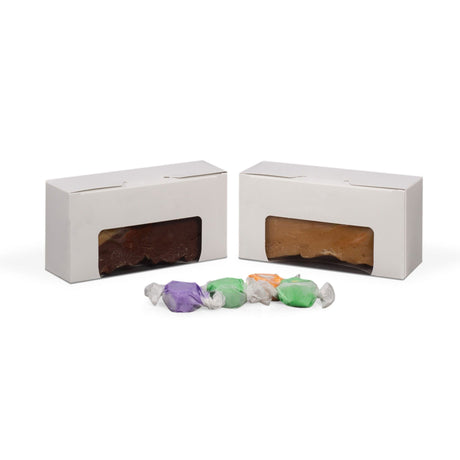White Window - Folding Candy Box - (1 lb) 7 x 3-3/8 x 2"