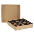 Kraft - Candy Box Base - (8 oz) 5-9/16 x 5-9/16 x 1-1/8"