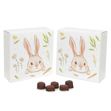 Bunny Head - Candy Box Lid - (8 oz) 5-3/4 x 5-3/4 x 1-1/8"