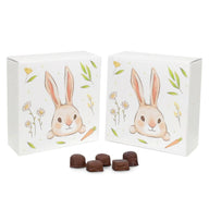 Bunny Head - Candy Box Lid - (8 oz x 2 Layers) 5-3/4 x 5-3/4 x 1-1/8"