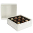 White 2 Layer - Candy Box Base - (16 oz Double Layer) 5-9/16 x 5-9/16 x 2-1/8"