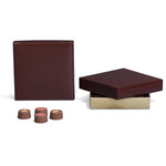 Brown - Candy Box Lid - (8 oz) 5-3/4 x 5-3/4 x 1-1/8"