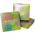 Green Garden - Candy Box Lid - (8 oz x 2 Layers) 5-3/4 x 5-3/4 x 1-1/8"
