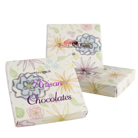 Watercolor Garden - Candy Box Lid - (8 oz x 2 Layers) 5-3/4 x 5-3/4 x 1-1/8"