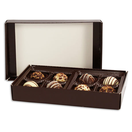 Brown Base - Candy Box Base - (1/2 lb) 7 x 4-3/8 x 1-1/8"
