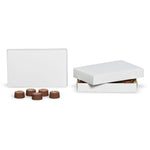 White - Candy Box Lid - (1/2 lb) 7-1/8 x 4-1/2 x 1-1/8"