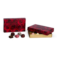 Dark Rose - Candy Box Lid - (1/2 lb x 2 Layers) 7-1/8 x 4-1/2 x 1-1/8"