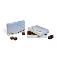 Winter Scene - Candy Box Lid - (1/2 lb x 2 Layers) 7-1/8 x 4-1/2 x 1-1/8"