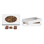 White Window - Candy Box Lid - (1/2 lb x 2 Layers) 7-1/8 x 4-1/2 x 1-1/8"