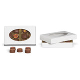 White Window - Candy Box Lid - (1/2 lb) 7-1/8 x 4-1/2 x 1-1/8"