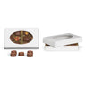 White Window - Candy Box Lid - (1/2 lb) 7-1/8 x 4-1/2 x 1-1/8"