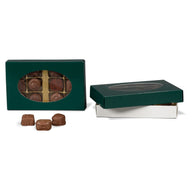 Forest Green Window - Candy Box Lid - (1/2 lb x 2 Layers) 7-1/8 x 4-1/2 x 1-1/8"