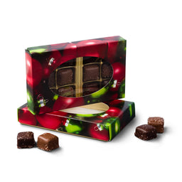 Ornaments Window - Candy Box Lid - (1/2 lb) 7-1/8 x 4-1/2 x 1-1/8"