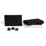 Black - Candy Box Lid - (1/2 lb x 2 Layers) 7-1/8 x 4-1/2 x 1-1/8"