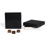 Black - Candy Box Lid - (8 oz x 2 Layers) 5-3/4 x 5-3/4 x 1-1/8"