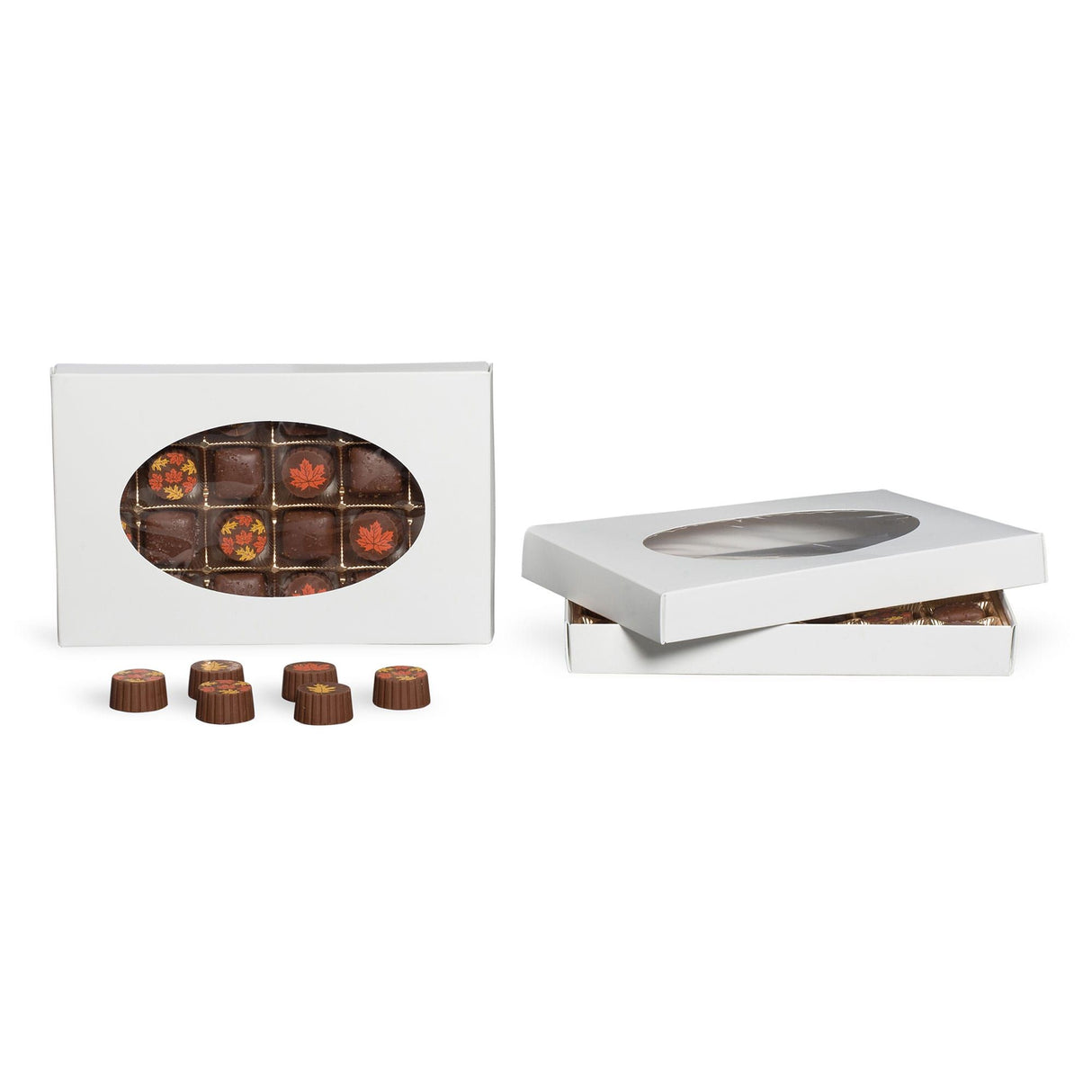White Window - Candy Box Lid - (1 lb) 9-5/8 x 6-1/8 x 1-1/8"