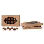 Kraft Window - Candy Box Lid - (1 lb) 9-5/8 x 6-1/8 x 1-1/8"