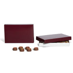Burgundy - Candy Box Lid - (1 lb) 9-5/8 x 6-1/8 x 1-1/8"