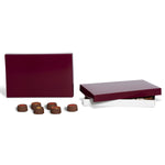 Burgundy - Candy Box Lid - (1-1/2 lb) 11-3/16 x 7-3/8 x 1-1/8"