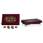 Burgundy Window - Candy Box Lid - (1 lb) 9-5/8 x 6-1/8 x 1-1/8"