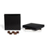 Black - Candy Box Lid - (16 oz) 7-3/4 x 7-3/4 x 1-1/8"
