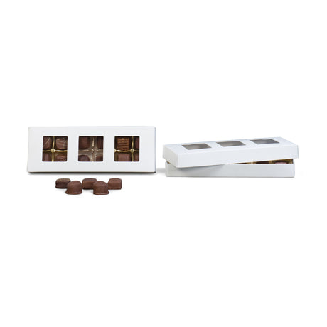 White - Candy Box Lid - 10-11/16 x 3-3/4 x 1-1/8"
