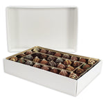White - Candy Box Base - (1-1/2 lb x 2 Layers) 11 x 7-1/4 x 2"