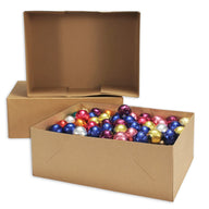 Natural Kraft - Candy Box Base - (5 lb) 3-1/2 x 3-1/2 x 1-1/8"