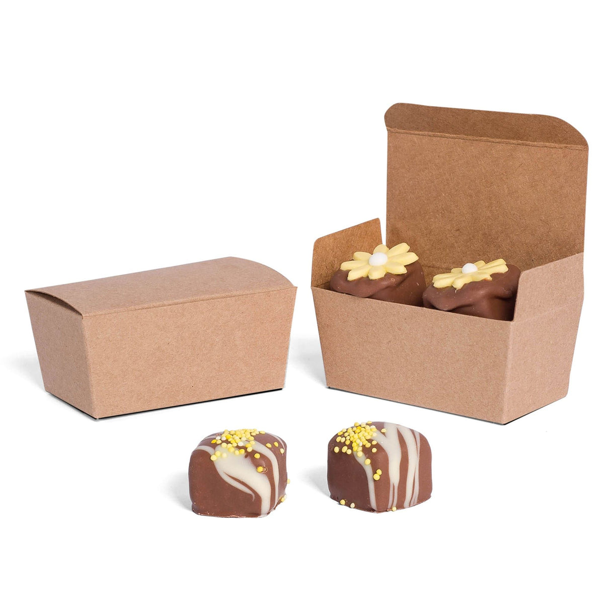 Kraft - Ballotin Box - (2 oz) 2-13/16 x 1-9/16 x 1-1/4"