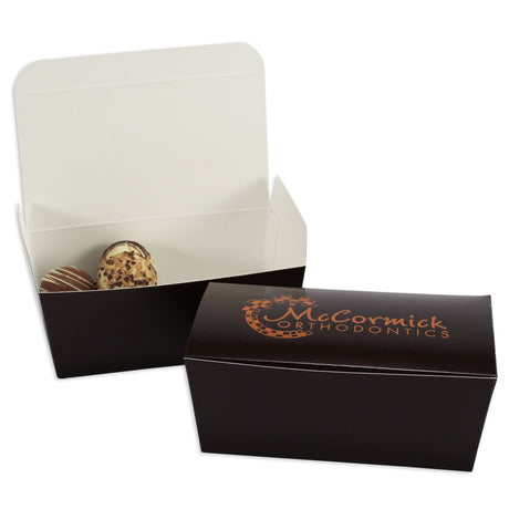 Brown - Ballotin Box - (1/2 lb) 6 x 3-1/8 x 2-1/2"
