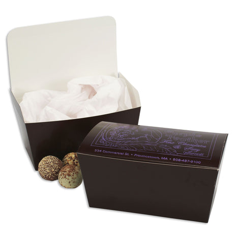 Brown - Ballotin Box - (1 lb) 6-3/4 x 3-3/4 x 3-1/2"