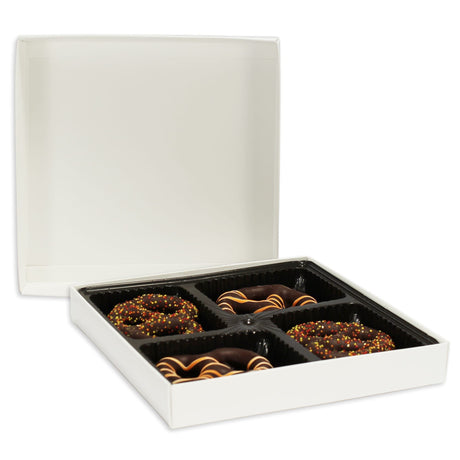 White Base - Candy Box Base - (16 oz) 7-9/16 x 7-9/16 x 1-1/8"